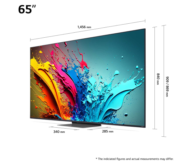LG 65QNED87T3 QNED, 120Hz, 4K, Precision Dimming, Slim - 1377868 - zdjęcie 3